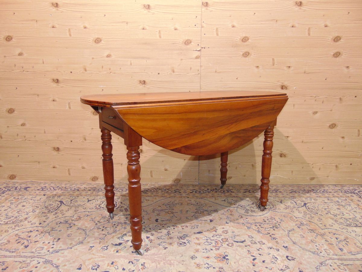 Coffee table with oval strips in walnut 1987...jpg
