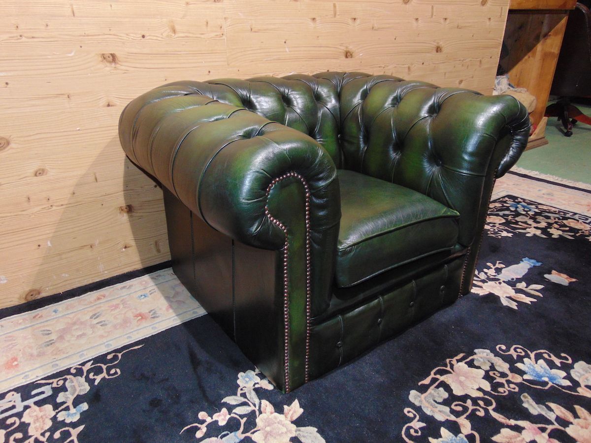 Green Chesterfield Club armchair 2152...jpg