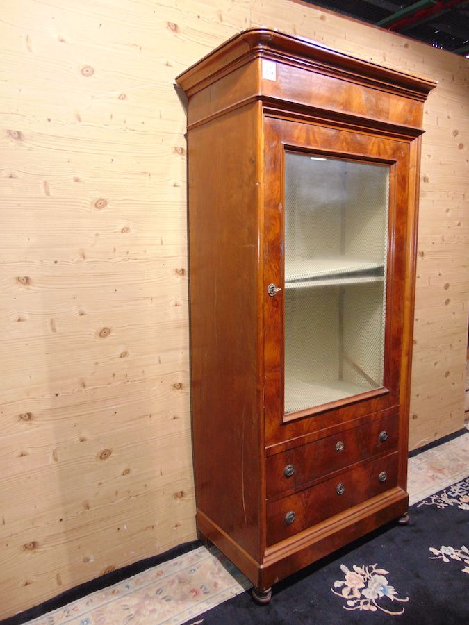French bookcase in mahogany feather 2204..jpg
