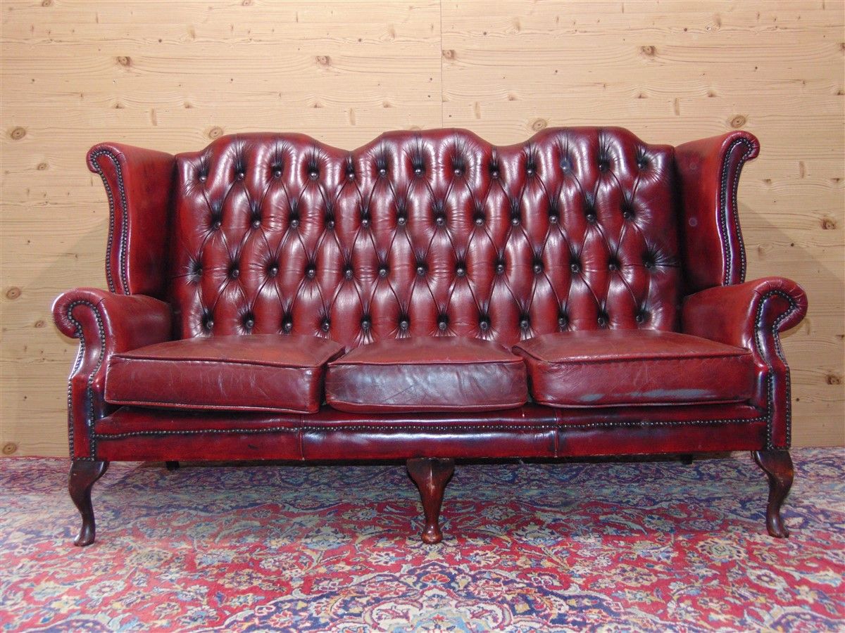 Red Chester sofa